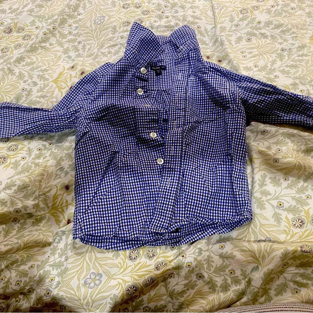 Boys button down blouse